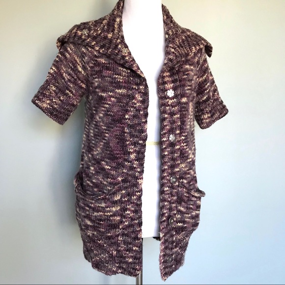 American Rag Sweaters - ⬇️ American Rag Purple Fuzzy Sweater Cardigan